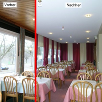 Tuchspanndecke in einem Restaurant in Wolfsburg Fallersleben